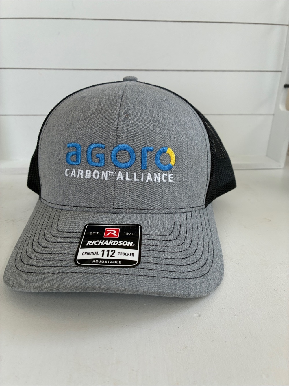 Agoro Carbon Alliance Gray Richardson Trucker Hat